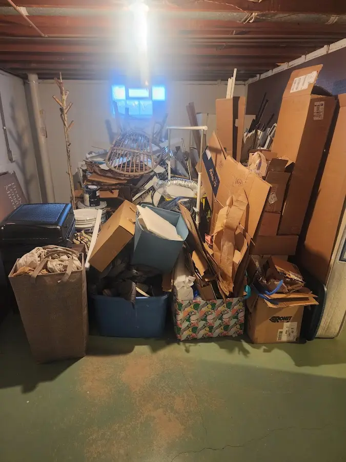 Roll-off dumpster container at job site for 2 Yard Dumpster Rental in Tracyton